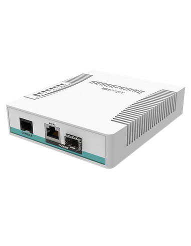 Comutator Router MikroTik CRS106-1C-5S, Alb