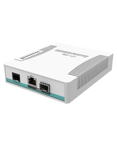 Comutator Router MikroTik CRS106-1C-5S, Alb