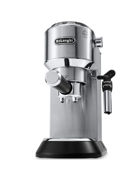 Cafetiera manuala DeLonghi Dedica Pump Espresso, 1300W, Argintiu Cafetiera manuala DeLonghi Dedica Pump Espresso, 1300W, Argintiu