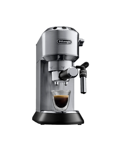 Кофеварка рожковая DeLonghi Dedica Pump Espresso, 1300Вт, Серебристый
