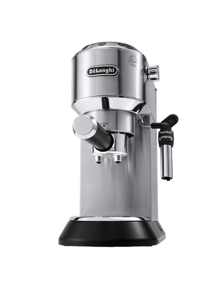 Cafetiera manuala DeLonghi Dedica Pump Espresso, 1300W, Argintiu Cafetiera manuala DeLonghi Dedica Pump Espresso, 1300W, Argintiu