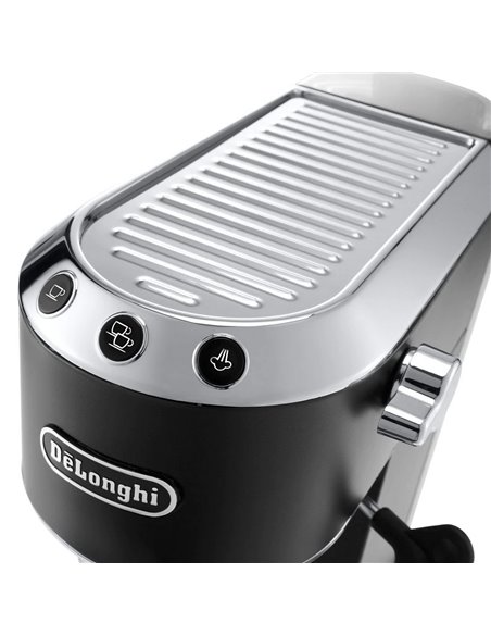 Cafetiera manuala DeLonghi Dedica Pump Espresso, 1300W, Negru Cafetiera manuala DeLonghi Dedica Pump Espresso, 1300W, Negru