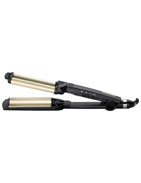 Ondulator de păr BaByliss Easy Waves C260E, Negru | Auriu