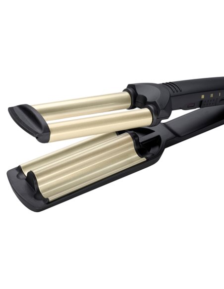 Ondulator de păr BaByliss Easy Waves C260E, Negru | Auriu