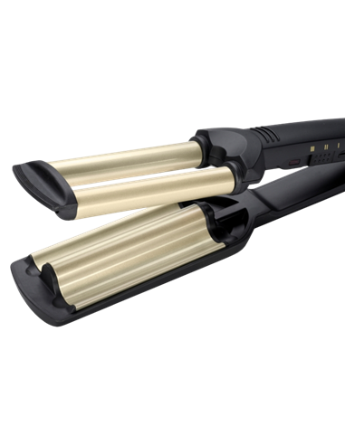 Ondulator de păr BaByliss Easy Waves C260E, Negru | Auriu