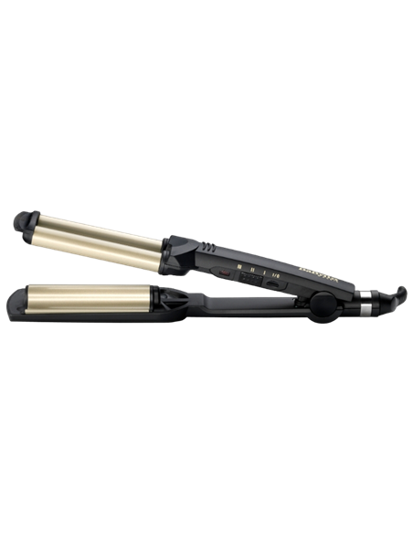 Ondulator de păr BaByliss Easy Waves C260E, Negru | Auriu