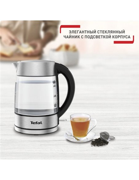 Электрочайник Tefal KI772D38, Серебристый Электрочайник Tefal KI772D38, Серебристый