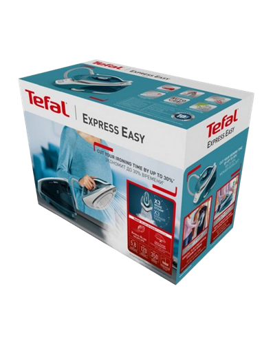 Утюг с парогенератором Tefal SV6131E0, 2200Вт, Голубой