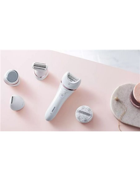 Epilator PHILIPS BRE740/10, Alb Epilator PHILIPS BRE740/10, Alb