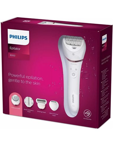 Эпилятор PHILIPS BRE740/10, Белый