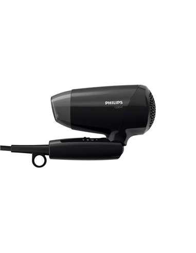 Компактный фен Philips EssentialCare BHC010/10, 1200 Вт, Чёрный