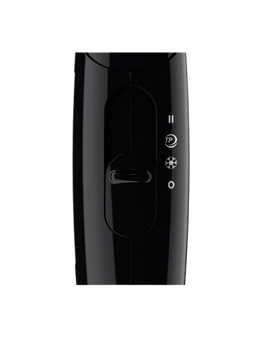 Uscător de păr compact Philips EssentialCare BHC010/10, 1200 W, Negru