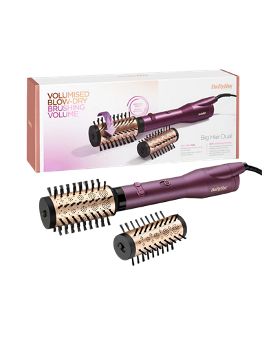 Фен-щётка BaByliss Big Hair Dual AS950E, 650 Вт, Фиолетовый