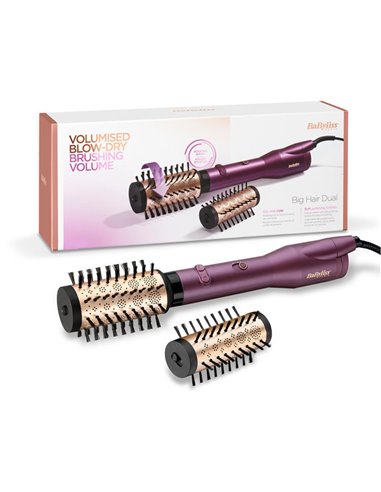 Фен-щётка BaByliss Big Hair Dual AS950E, 650 Вт, Фиолетовый