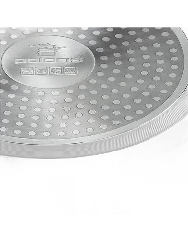 Сковорода Polaris Kontur-28F, 28cm, Серый