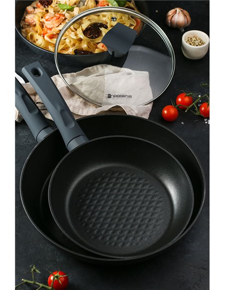 Сковорода Polaris Kontur-28F, 28cm, Серый