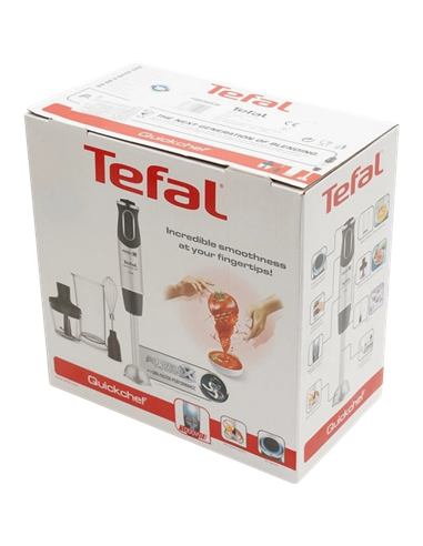 Blender de mână Tefal Quickchef, Negru / Inox