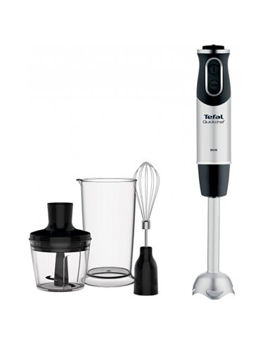 Blender de mână Tefal Quickchef, Negru / Inox