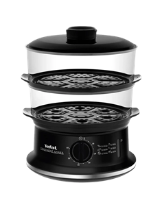 Aparat de gătit cu aburi Tefal Convenient, Negru