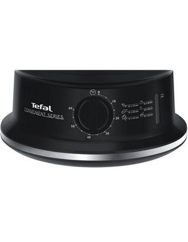 Aparat de gătit cu aburi Tefal Convenient, Negru