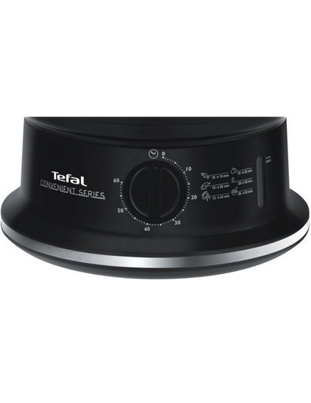 Aparat de gătit cu aburi Tefal Convenient, Negru