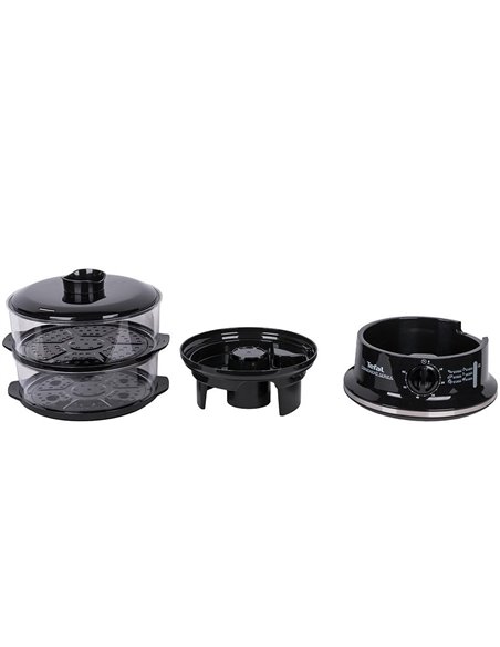 Aparat de gătit cu aburi Tefal Convenient, Negru