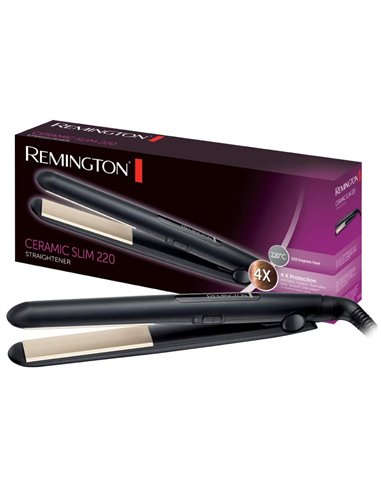 Aparat de indreptat părul Remington CERAMIC SLIM, Negru