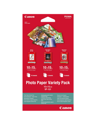 Hârtie fotografică Canon Photo Paper Variety Pack, А6