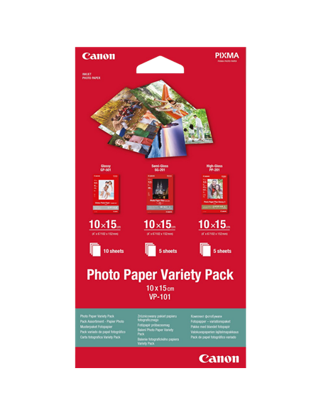 Фото бумага Canon Photo Paper Variety Pack, А6