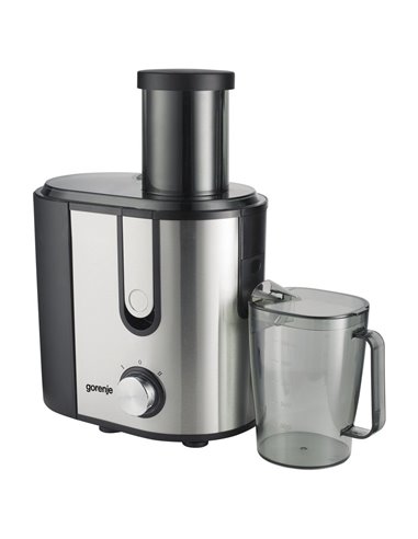 Storcător de fructe și legume Gorenje JC900E, Negru Inox