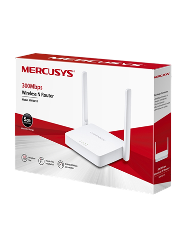 Router fără fir MERCUSYS MW301R, Alb