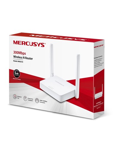 Беспроводной маршрутизатор MERCUSYS MW301R, Белый