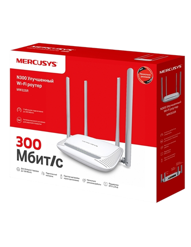 Беспроводной маршрутизатор MERCUSYS MW325R, Белый