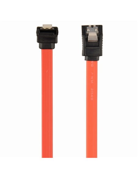 Cablu SATA Cablexpert CC-SATAM-DATA90-0.1M, Roșu