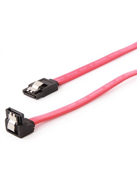 Кабель SATA Cablexpert CC-SATAM-DATA90-0.1M, Красный