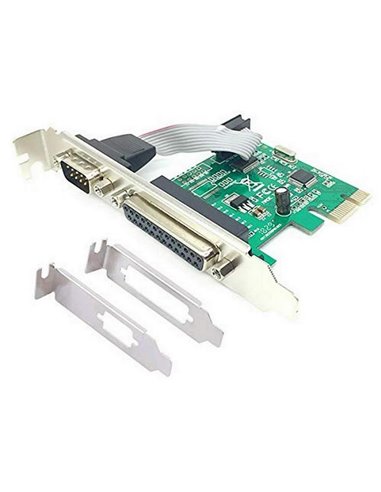 Карта расширения PCI-Express Gembird PEX-COMLPT-01, Разноцветная