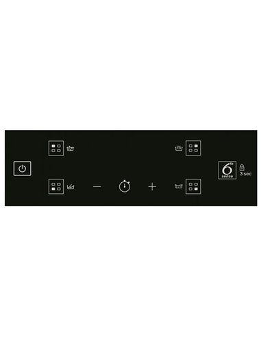 Plită cu inducție Whirlpool WS Q2760 BF, Negru