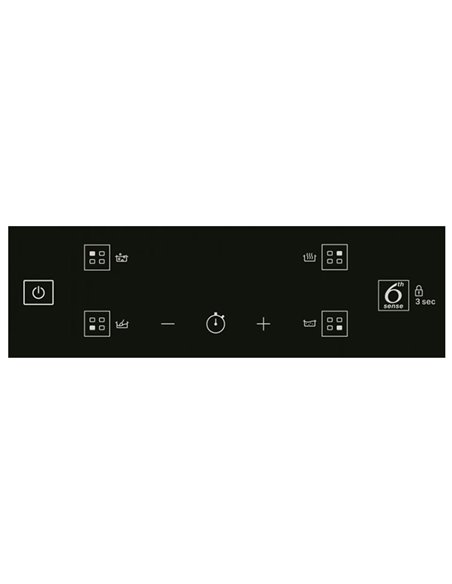 Plită cu inducție Whirlpool WS Q2760 BF, Negru