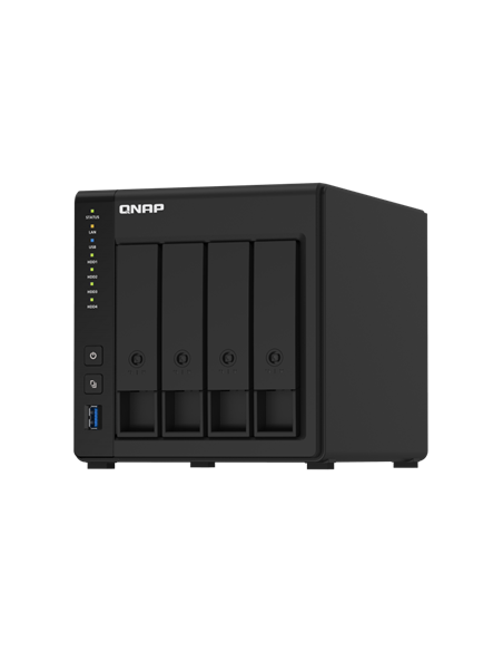 Stocare atașată la rețea Qnap TS-451D2, Negru