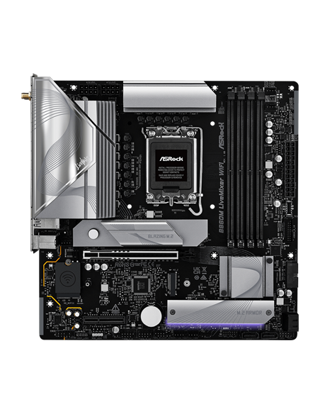 Материнская плата ASRock B860M LiveMixer WiFi, LGA1851, Intel B860, Micro-ATX