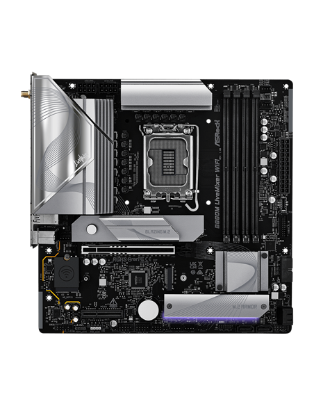 Материнская плата ASRock B860M LiveMixer WiFi, LGA1851, Intel B860, Micro-ATX