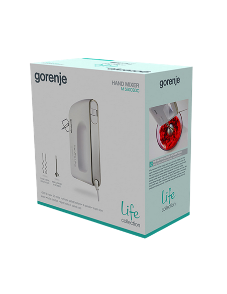 Mixer Manual Gorenje M 550CSDC, White Mixer Manual Gorenje M 550CSDC, White