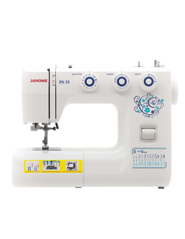 Mașină de cusut JANOME PS-35, Alb