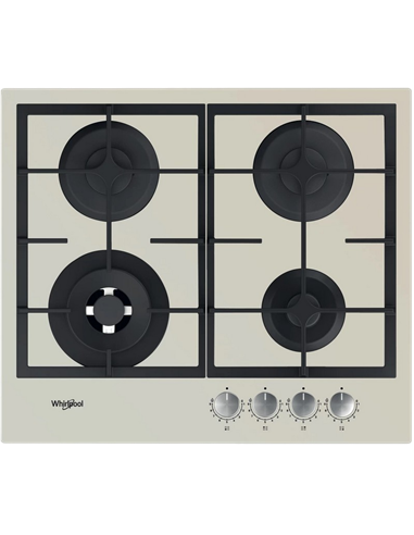 Plită pe gaz Whirlpool GOFL 629/S, Argintiu
