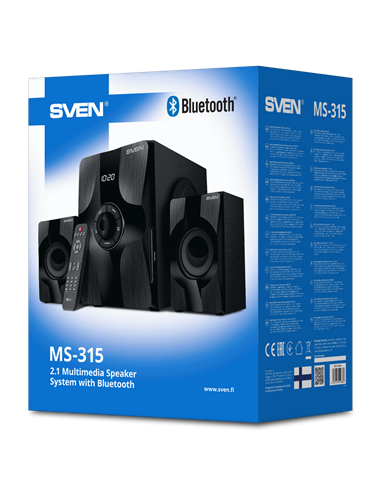 Sistem audio 2.1 CH SVEN MS-315, Negru