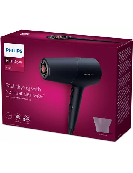 Фен Philips BHD504/00, 2100 Вт, Чёрный Фен Philips BHD504/00, 2100 Вт, Чёрный