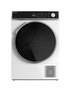 Uscător de rufe Sharp KD-NHL9S9GWC-EE, 9kg, Alb