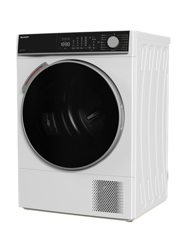 Uscător de rufe Sharp KD-NHL9S9GWC-EE, 9kg, Alb