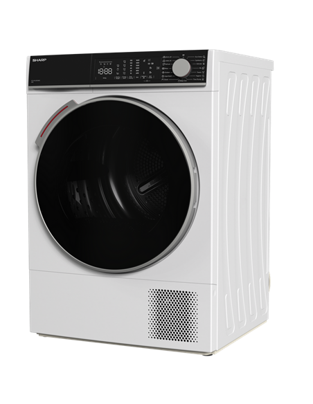 Uscător de rufe Sharp KD-NHL9S9GWC-EE, 9kg, Alb