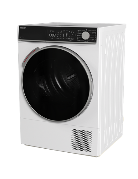 Uscător de rufe Sharp KD-NHL9S9GWC-EE, 9kg, Alb